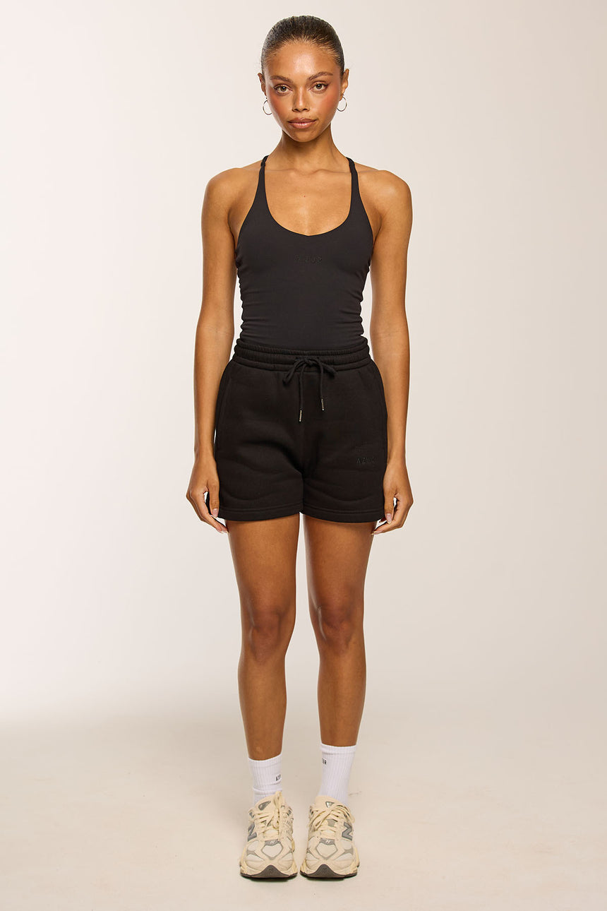 CLOUD SWEAT SHORTS - ONYX